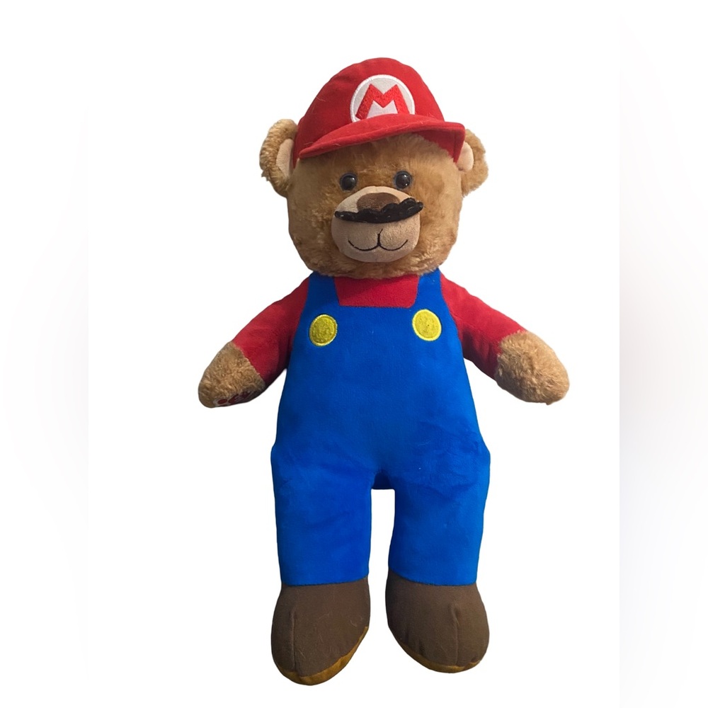 Build-A-Bear Super Mario 2017 Nintendo Plush 18" Teddy BAB